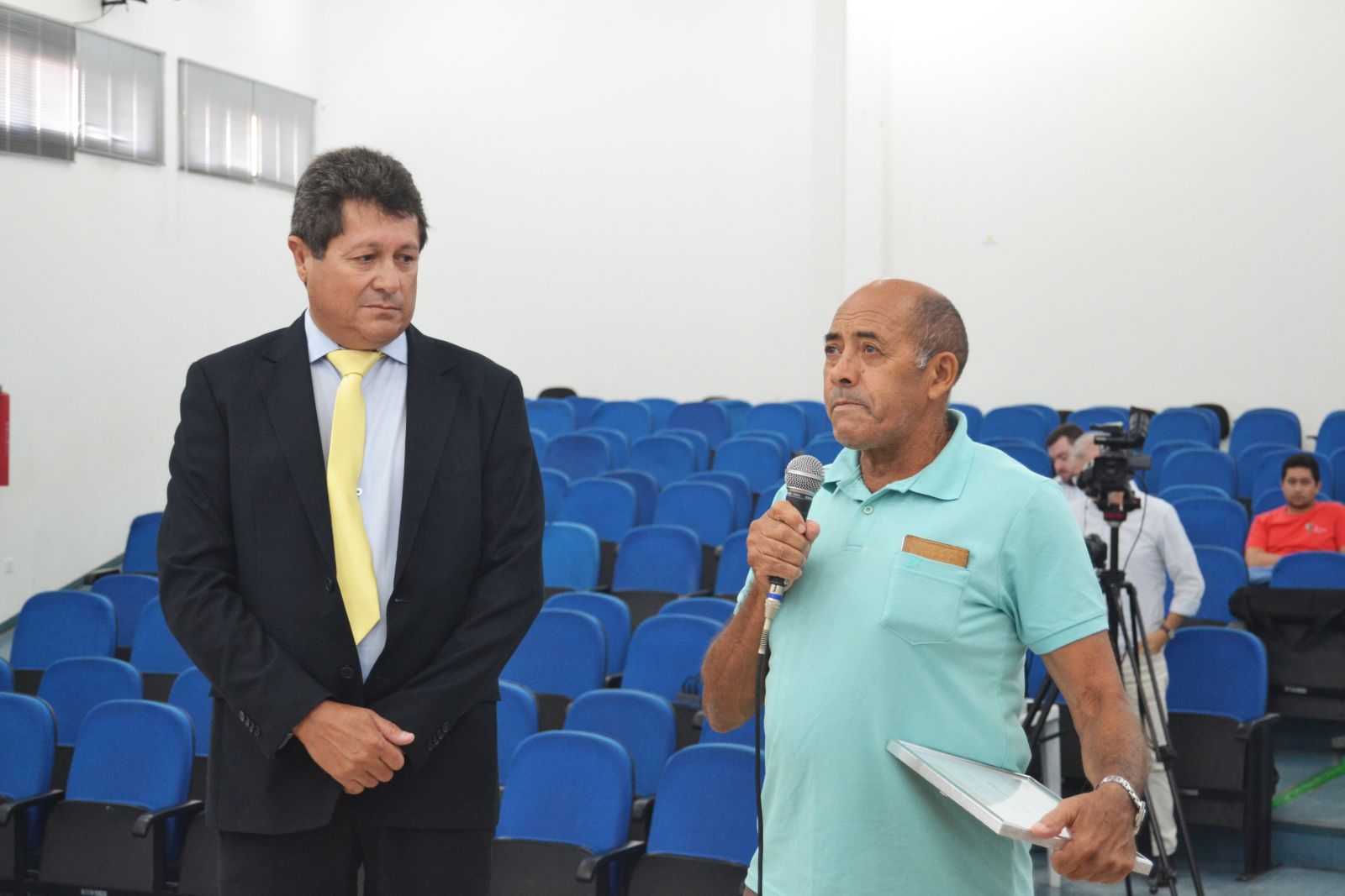 Vereador Luiz Carlos Garcia e Senhor João Domingos Alves